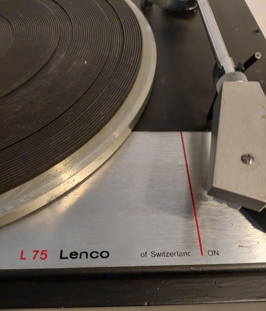 Lenco L75, Refurbished, Pitch-regelaar, Platenspeler, Ophalen