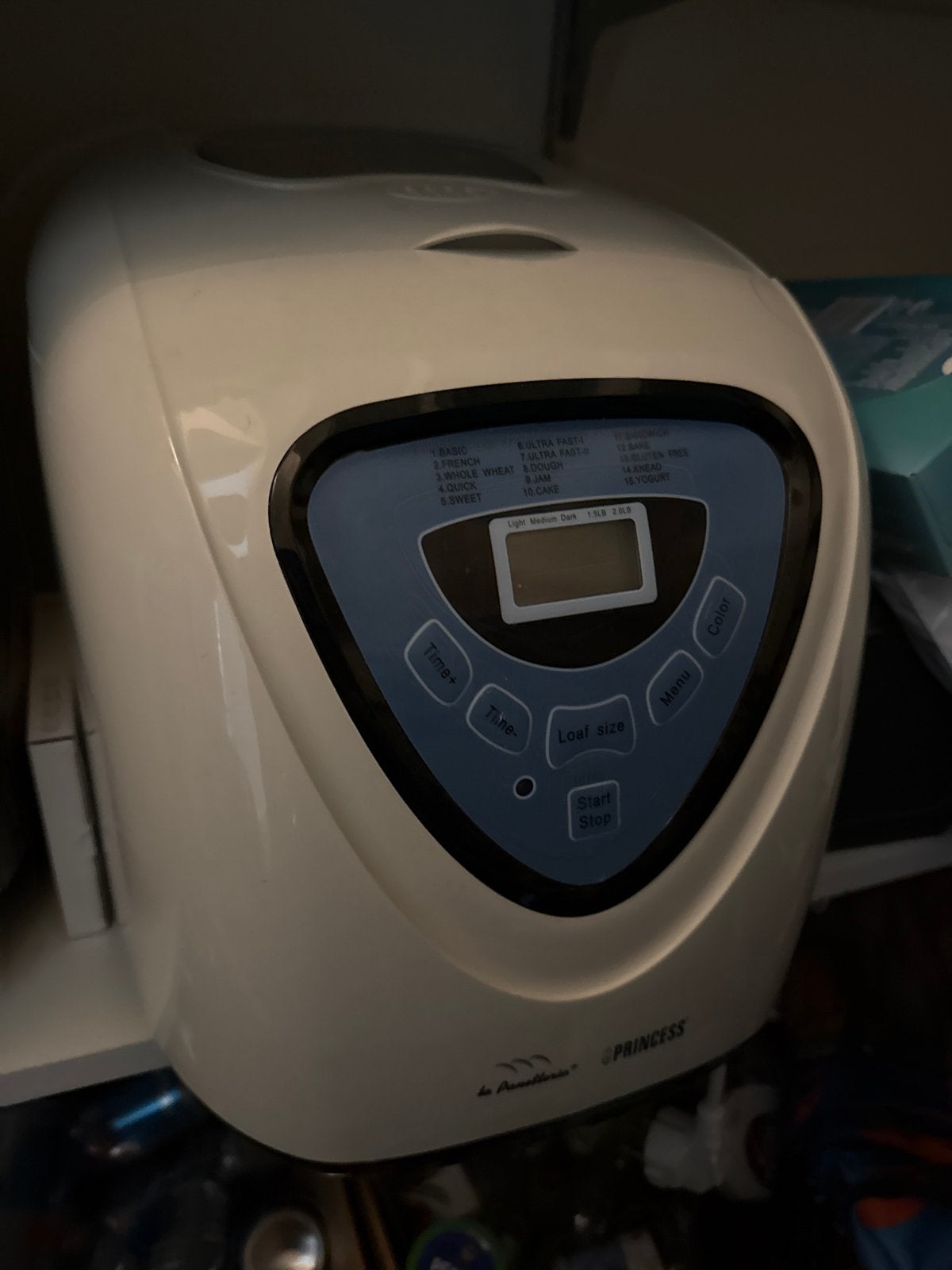 Princess Broodbakmachine - Zo goed als nieuw, Witgoed en Apparatuur, Broodbakmachines, Meer dan 10 programma's, 800 tot 1200 gram deeg
