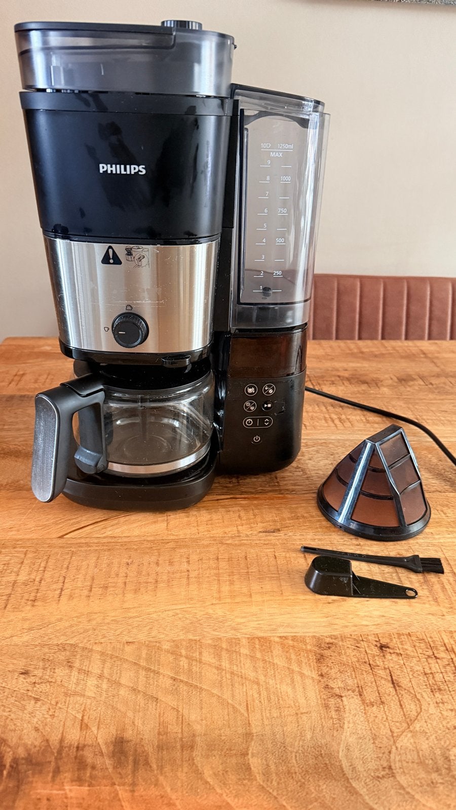 HD Philips 7900 all in 1 koffiezetter zo goed als nieuw, Ophalen, Afneembaar waterreservoir, 10 kopjes of meer, Koffiemachine