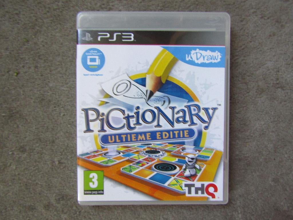 Playstation 3 spel: Pictionary ultieme editie, Spelcomputers en Games, Games | Sony PlayStation 3, Puzzel en Educatief, Gebruikt
