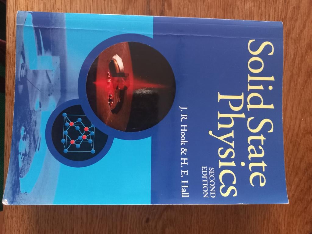 Solid State Physics - Hook & Hall, Ophalen of Verzenden, Beta, Nieuw, J.R. Hook & H.E. Hall