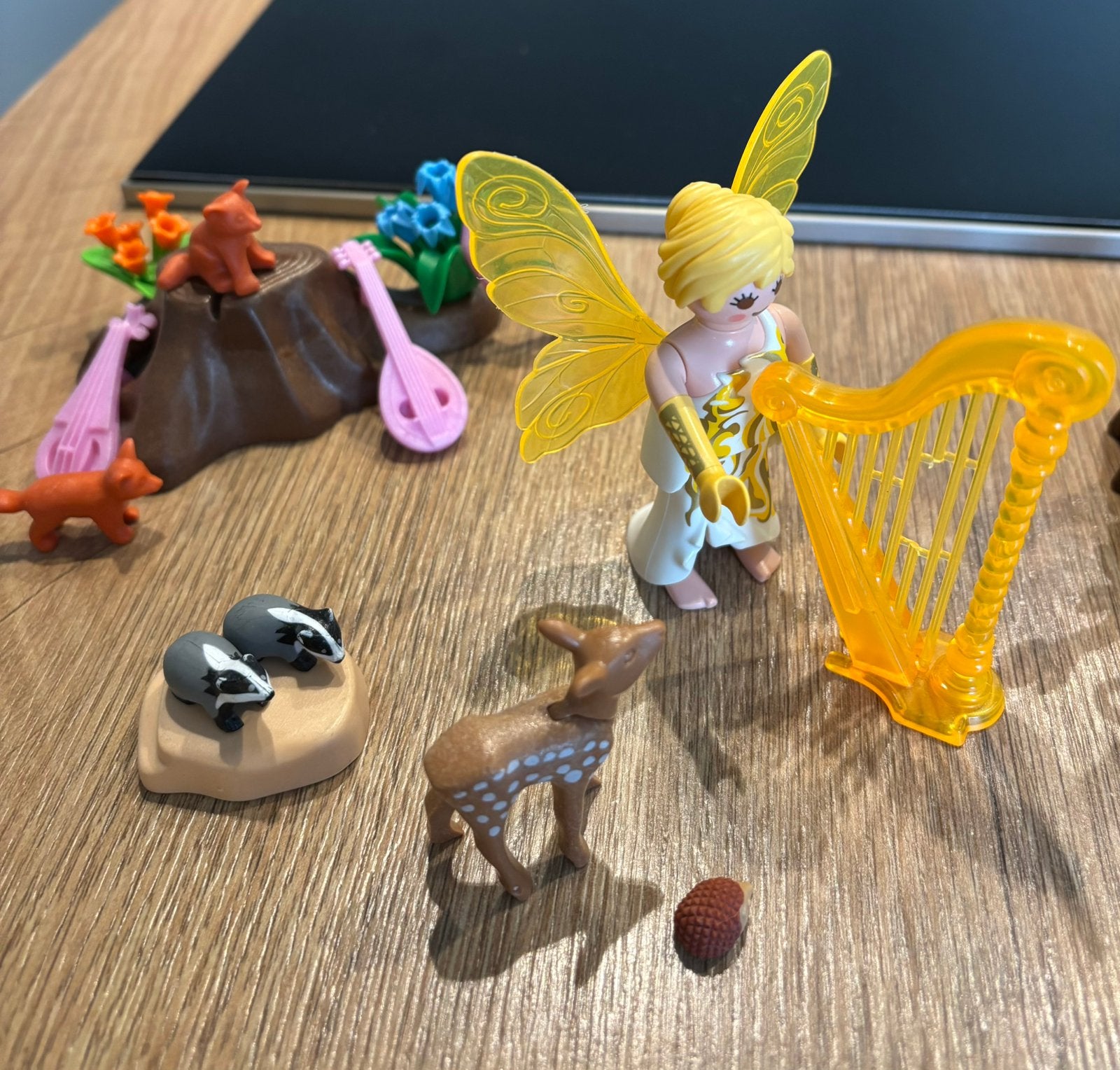 Playmobil Fee Melodie tussen Bosdieren (5451) in goede staat, Kinderen en Baby's, Ophalen, Complete set, Fantasy, Zo goed als nieuw
