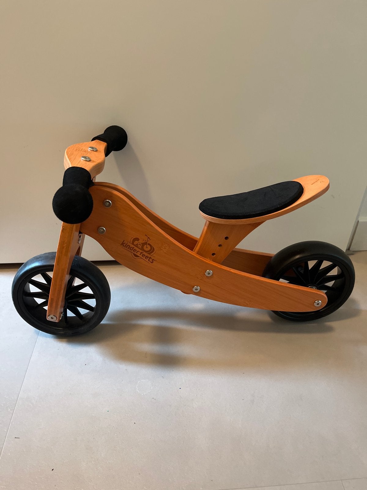 Kinderfeets Houten Loopfiets - Zo goed als nieuw, Ophalen, Zo goed als nieuw, Loopfiets