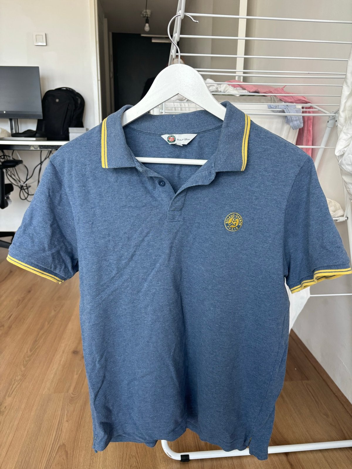 Rolland Garros official polo maat L, Kleding | Heren, Polo's, Ophalen of Verzenden, Zo goed als nieuw, Maat 52/54 (L), Blauw