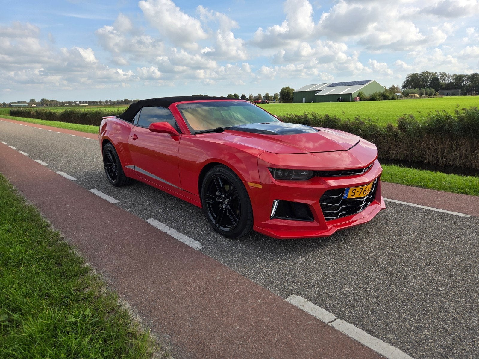 Chevrolet Camaro 3.6 V6 328PK AUT CABRIO RS LS1 HUD CAM LEER, Automaat, Dealer onderhouden, 1800 kg, Cabriolet