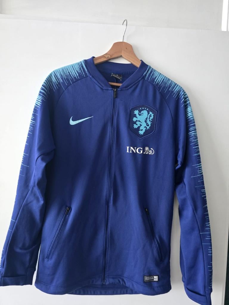 Origineel Nederlands elftal Trainingsjack 2018, Kleding | Heren, Sportkleding, Blauw, Nike, Ophalen of Verzenden, Zo goed als nieuw