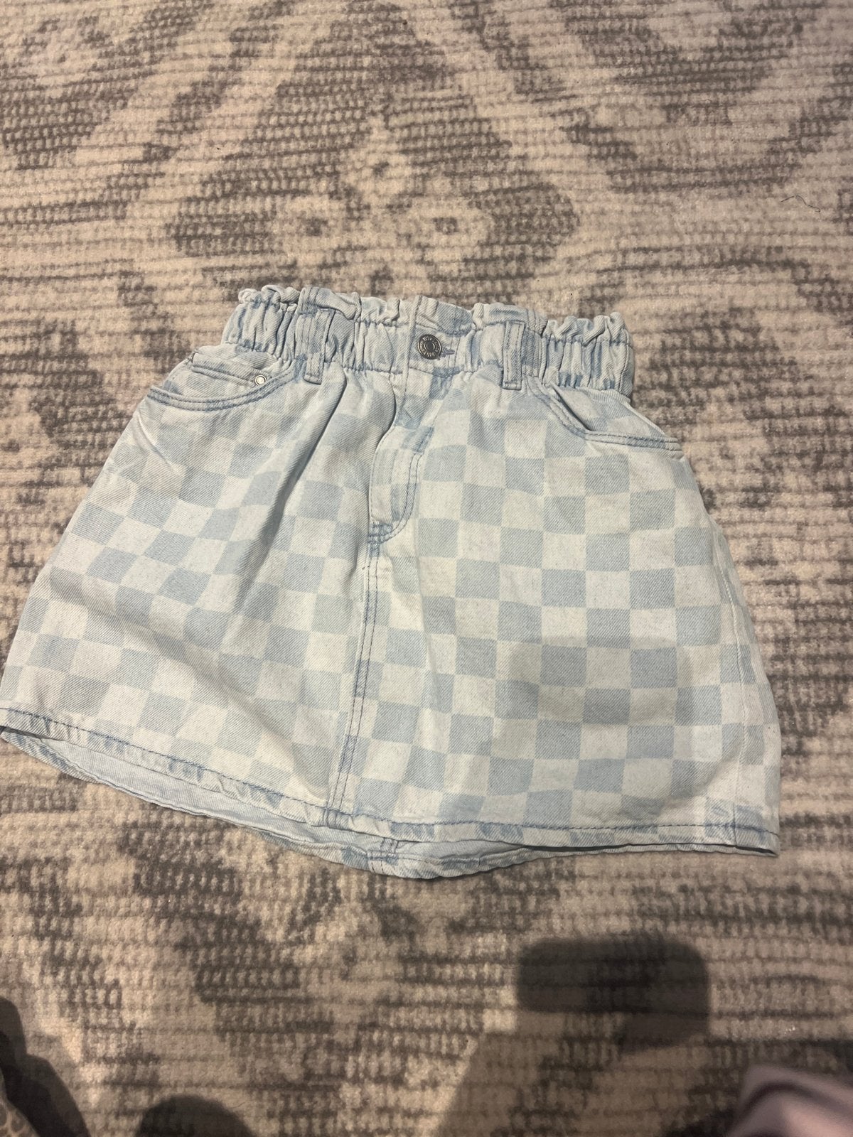 Hema geruite spijkerrokje maat 146/152, Blauw, Ophalen of Verzenden, Zo goed als nieuw, Maat 34 (XS) of kleiner