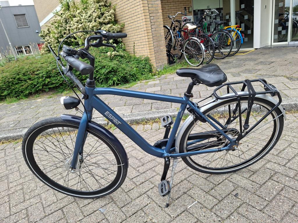 Gazelle Esprit stadsfiets - Blauw - Gebruikt, Fietsen en Brommers, Ophalen, Gebruikt, Velgrem, Versnellingen