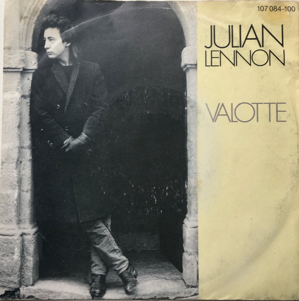 SLC Julian Lennon collectie 3 singles €7,50 Ook los te koop, Gebruikt, 7 inch, Ophalen of Verzenden, Fotohoes