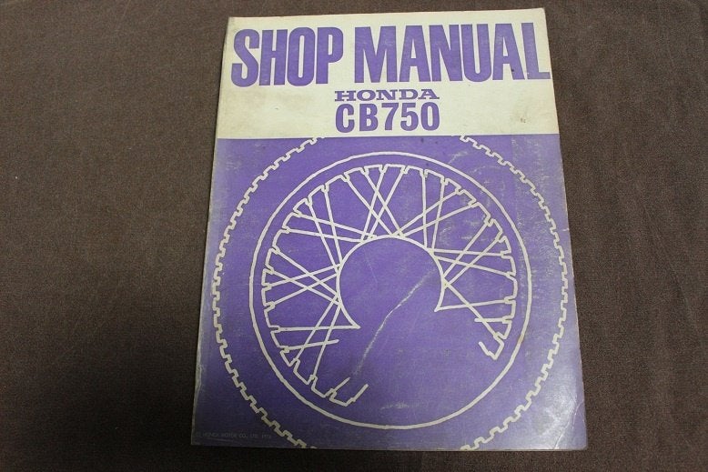 Honda CB750 SOHC 1976 motorcycle shop manual K1 - K6 CB 750, Ophalen of Verzenden, Honda
