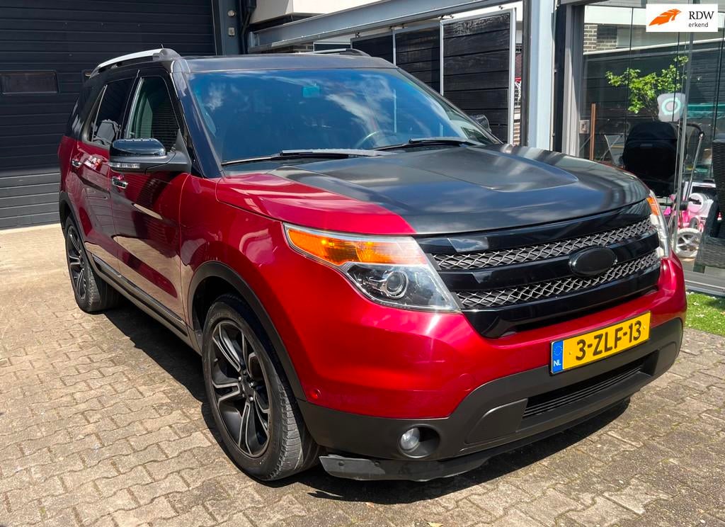 Ford EXPLORER LTD.FWD LPG|7PERS|AUTO|4x4|LANEASSIST|DAK, Auto's, Automaat, Euro 5, 450 kg, Gebruikt