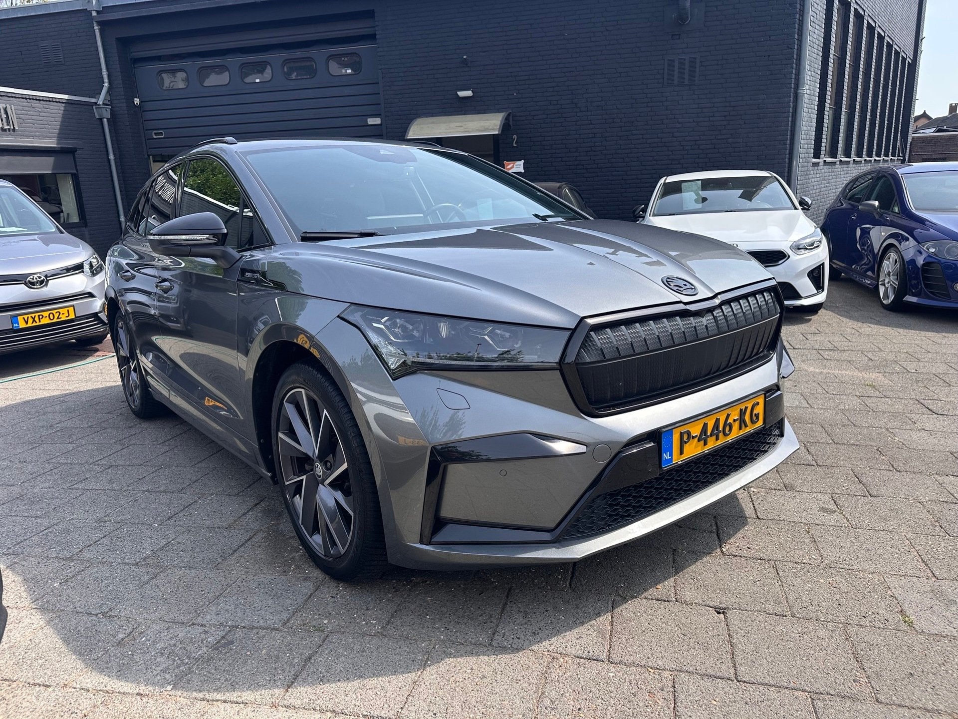 Skoda Enyaq iV 60 Sportline|180pk|Matrix LED|Camera, Auto's, Skoda, Automaat, 34 min, Gebruikt, Automatische klimaatregeling