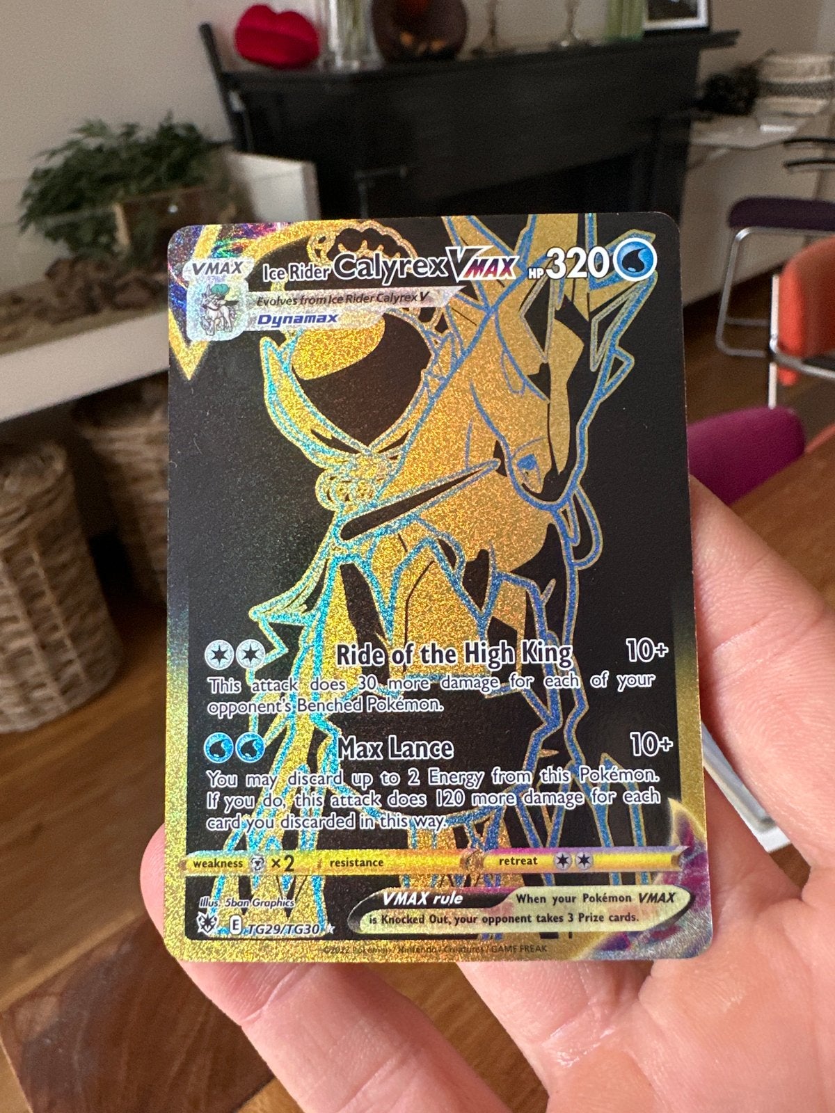 Ice Rider Calyrex VMAX Pokémon kaart, Hobby en Vrije tijd, Verzamelkaartspellen | Pokémon, Ophalen of Verzenden, Zo goed als nieuw