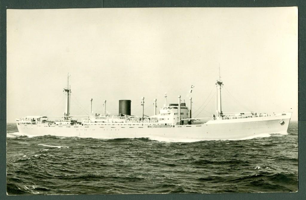 AK Nederlands Indie Rotterdamsche Lloyd MS Slamat S 10, Verzamelen, Ophalen of Verzenden, 1920 tot 1940, Ongelopen, Noord-Holland