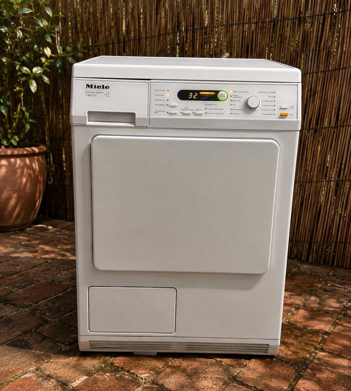Warmtepompdroger, Witgoed en Apparatuur, Wasdrogers, 6 tot 8 kg, Ophalen, Zo goed als nieuw, 85 tot 90 cm