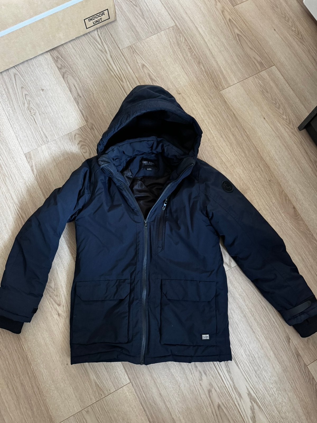Winterjas jongen, merk Cars Jeans, maat 164, Ophalen, Gebruikt, Jongen, Jas