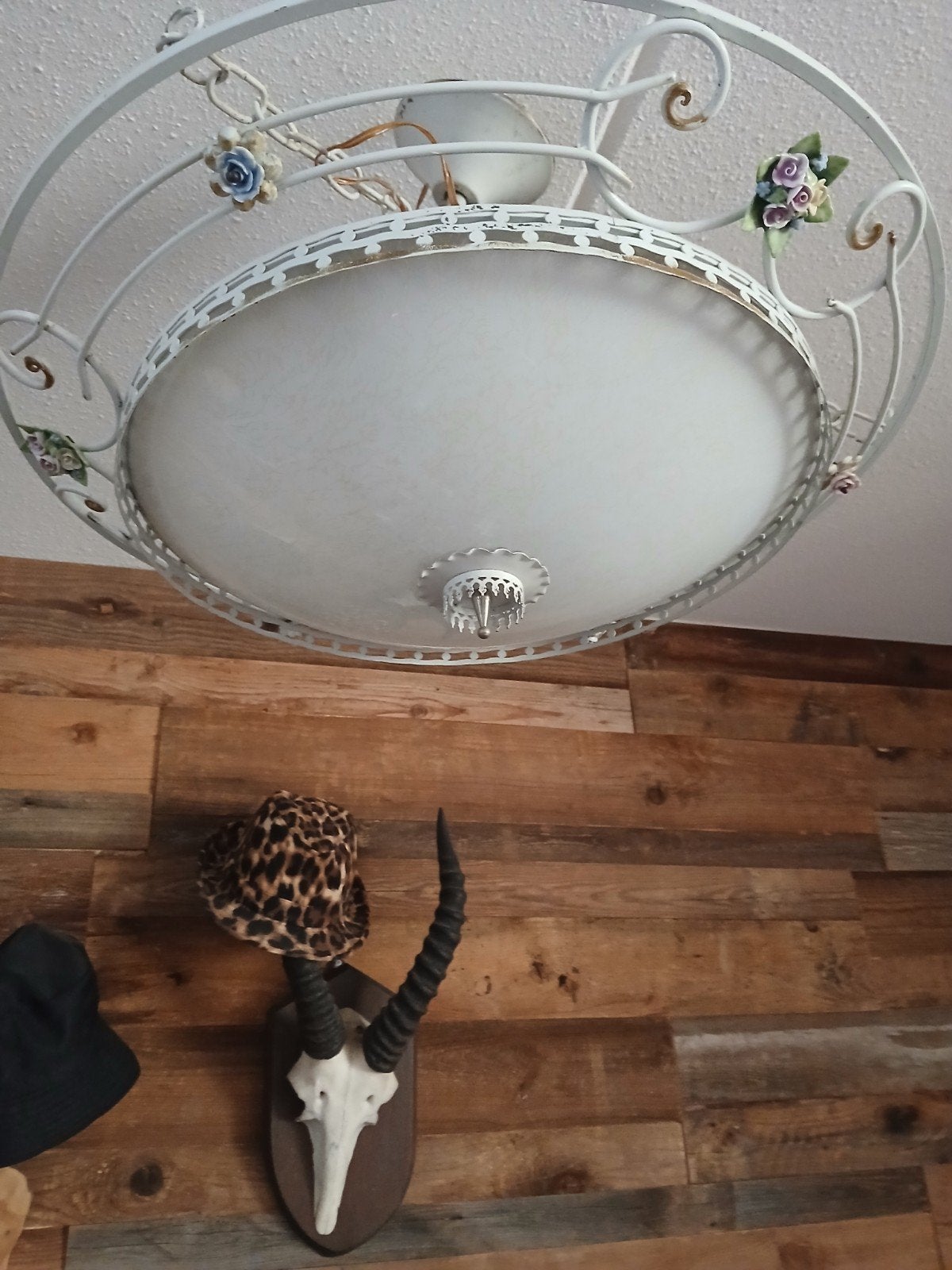 Vintage jaren 60 plafondlamp plafonnière, Huis en Inrichting, Ophalen of Verzenden