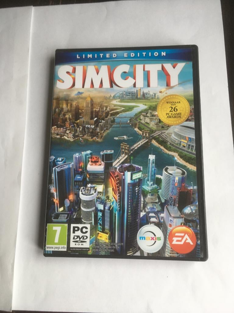 simcity limited edition pc game, Spelcomputers en Games, 1 speler, Ophalen of Verzenden, Zo goed als nieuw, Vanaf 3 jaar