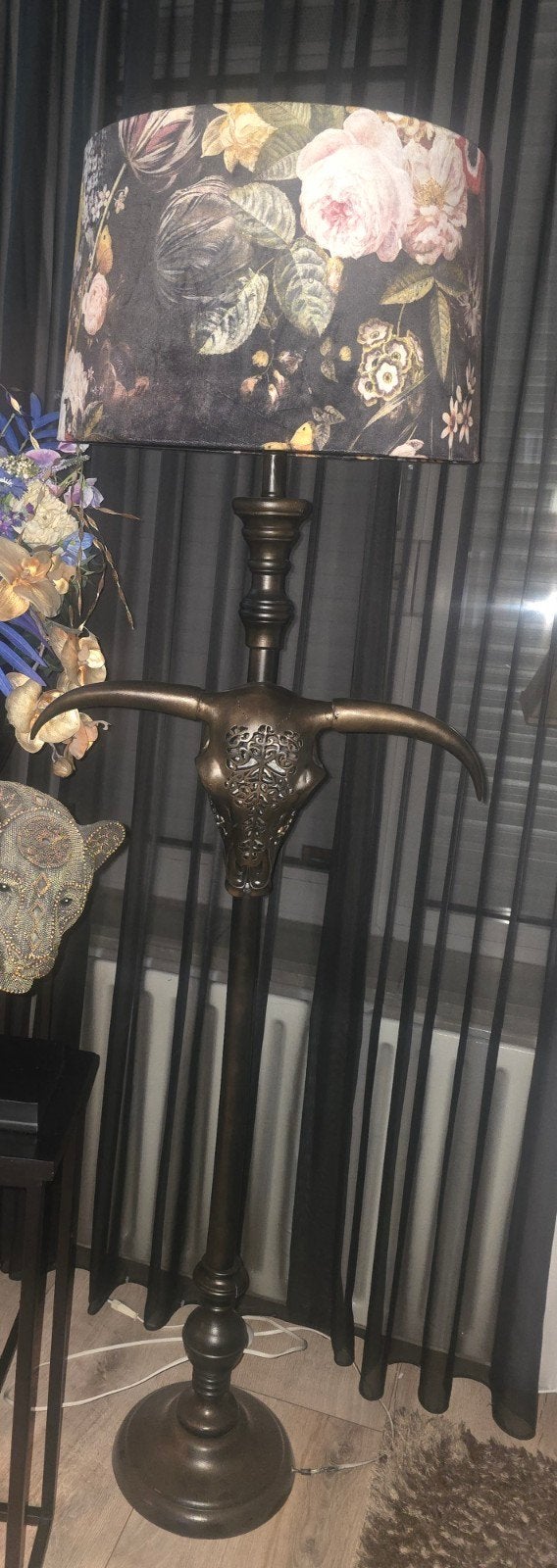 mooie staanlamp met skull, Ophalen, 150 tot 200 cm