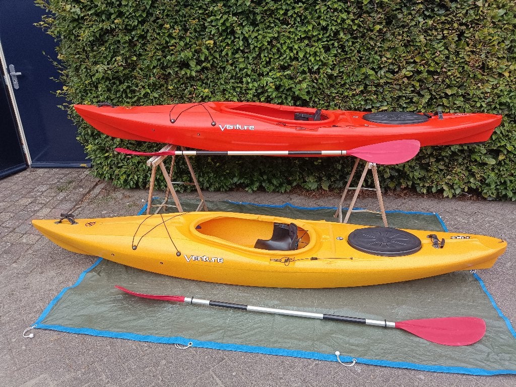 Kayak / Kano Venture Flex  als nieuw 2 stuks, Watersport en Boten, Kajaks, Ophalen, Zo goed als nieuw, 1-persoons
