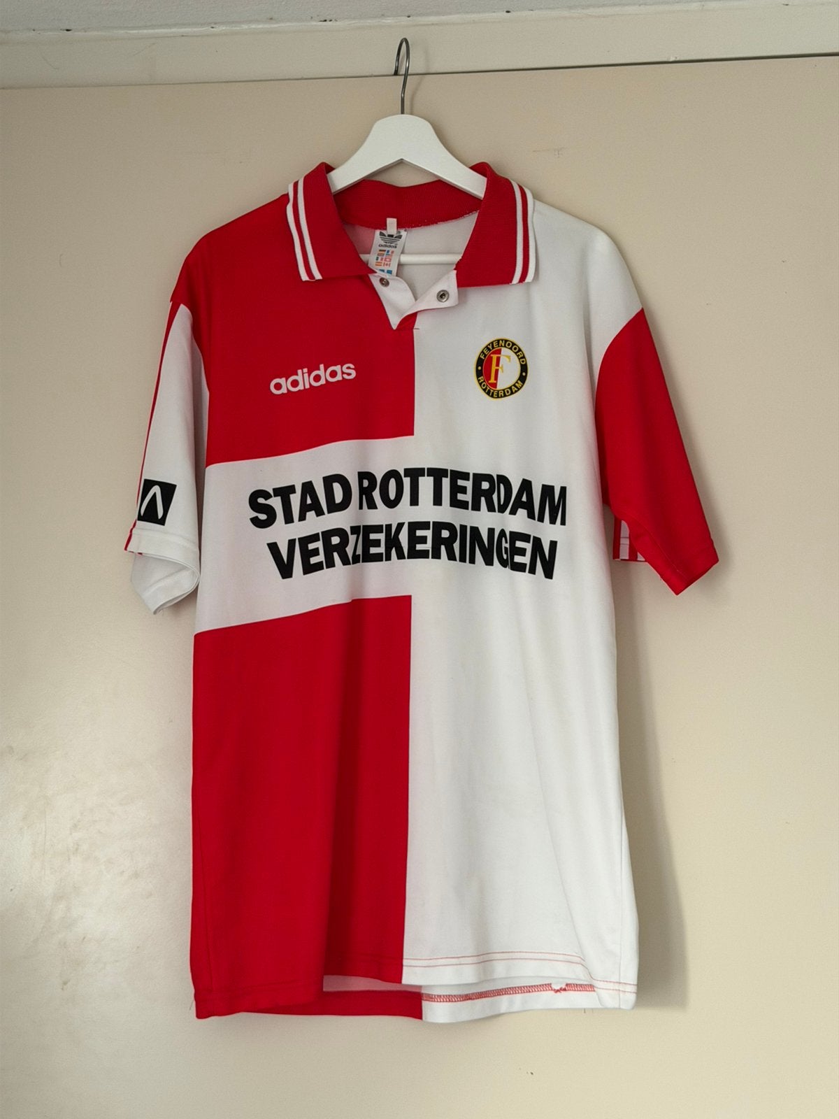 Vintage - XL - Feyenoord thuisshirt 1994/1995 & 1995/1996, Sport en Fitness, Voetbal, Maat XL, Ophalen of Verzenden, Gebruikt