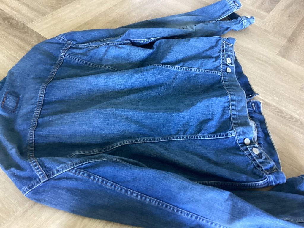 Spijkerjas Levi, Maat 52/54 (L), Blauw, Ophalen of Verzenden, Gedragen