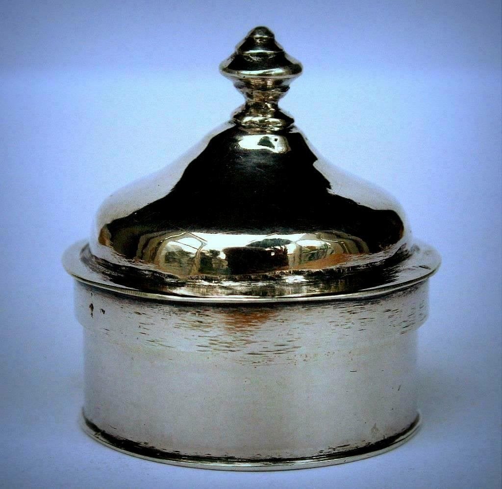 Antiek zilveren TABAKSTEL als miniatuur Amsterdam 1747, Antiek en Kunst, Antiek | Goud en Zilver, Ophalen of Verzenden, Zilver