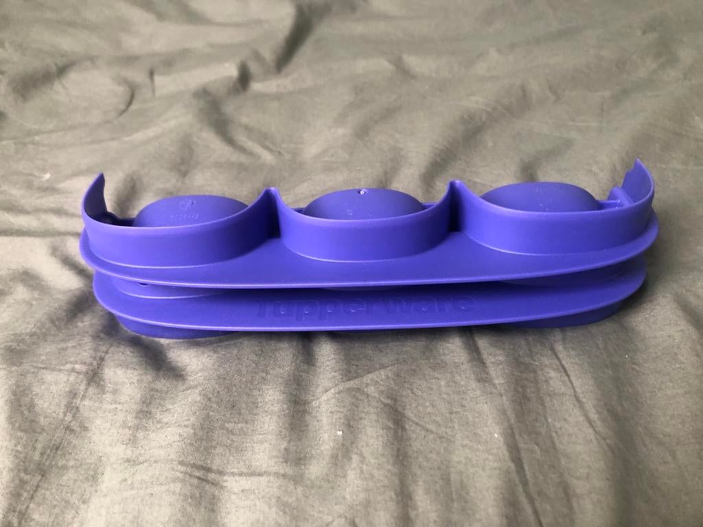 Tupperware Mini Quick Bite - Pasteivormer, Ophalen of Verzenden, Zo goed als nieuw, Paars, Overige typen