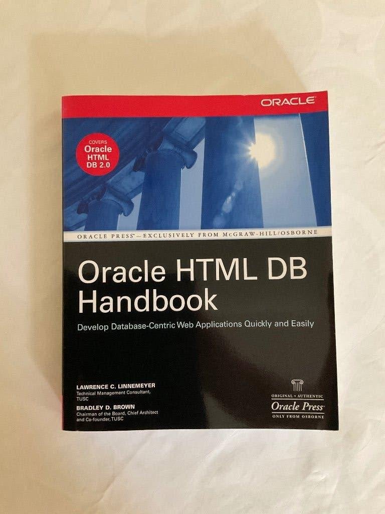Oracle HTML DB handboek, Boeken, Ophalen of Verzenden, Zo goed als nieuw