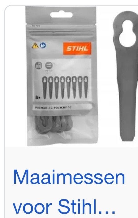 Stihl PolyCut 2-2 Maaimessen (8 stuks), Ophalen of Verzenden, Nieuw