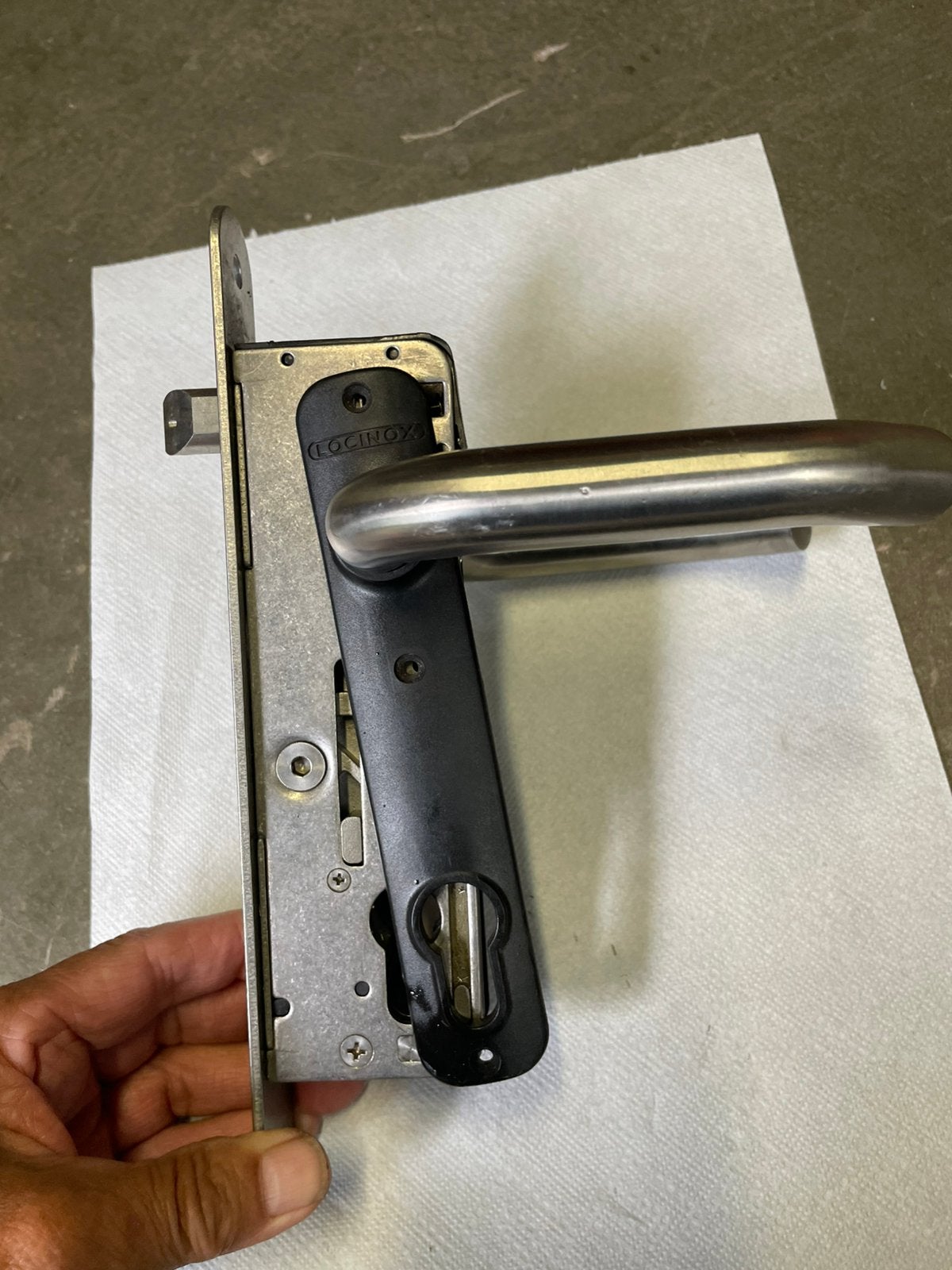 Poortslot Locinox, Verzenden, Nieuw, Rvs, Slot