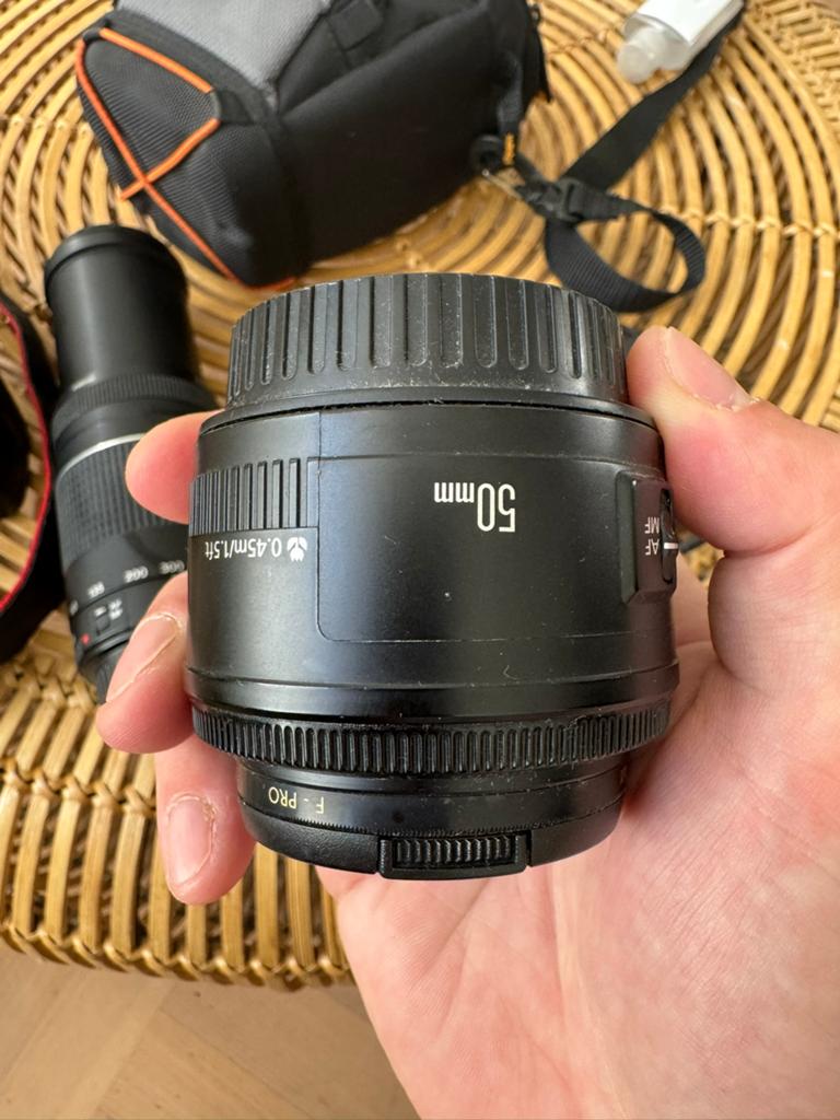 Canon 50MM lens (Plastic Fantastic), Ophalen of Verzenden, Zo goed als nieuw, Standaardlens