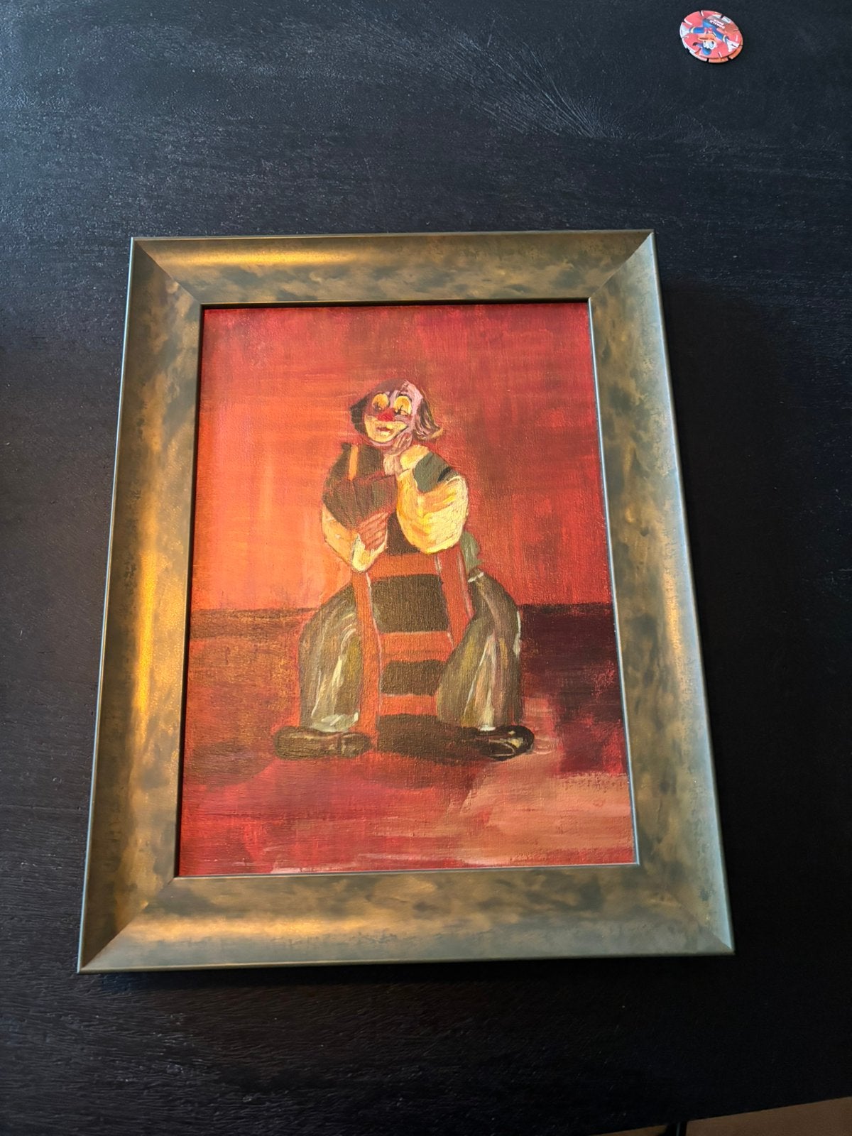 Schilderij Clown Paul Permeke ?, Ophalen of Verzenden