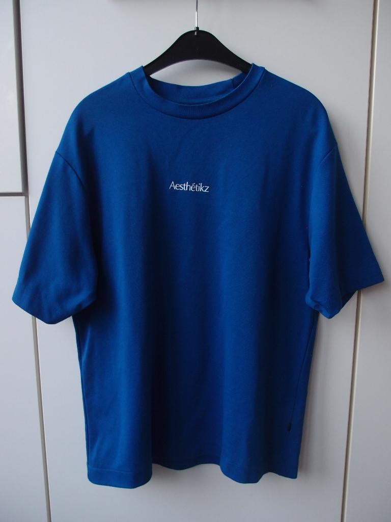 Daily Aesthetikz jongens heren shirt korte mouw XS oversized, Kleding | Heren, T-shirts, Blauw, Ophalen of Verzenden, Zo goed als nieuw