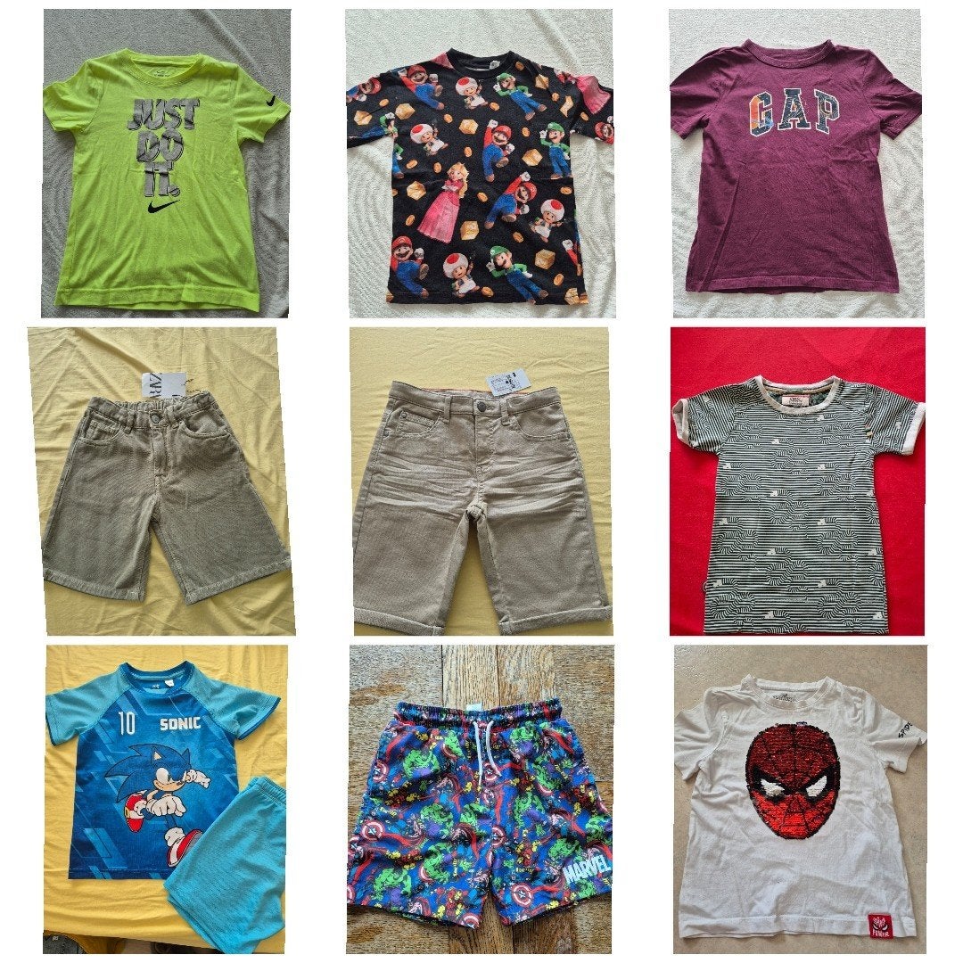 Jongens kleding 122-128 4ff, lily balou, sonic etc, Kinderen en Baby's, Kinderkleding | Maat 122, Ophalen of Verzenden, Jongen