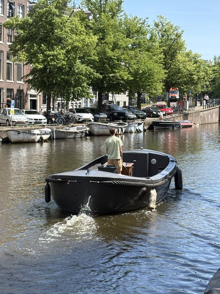 Norsafe reddingsloep (8.5x3) WC & 4cil. motor + boegschroef, Watersport en Boten, Sloepen, Ophalen, Binnenboordmotor, Diesel, Zo goed als nieuw