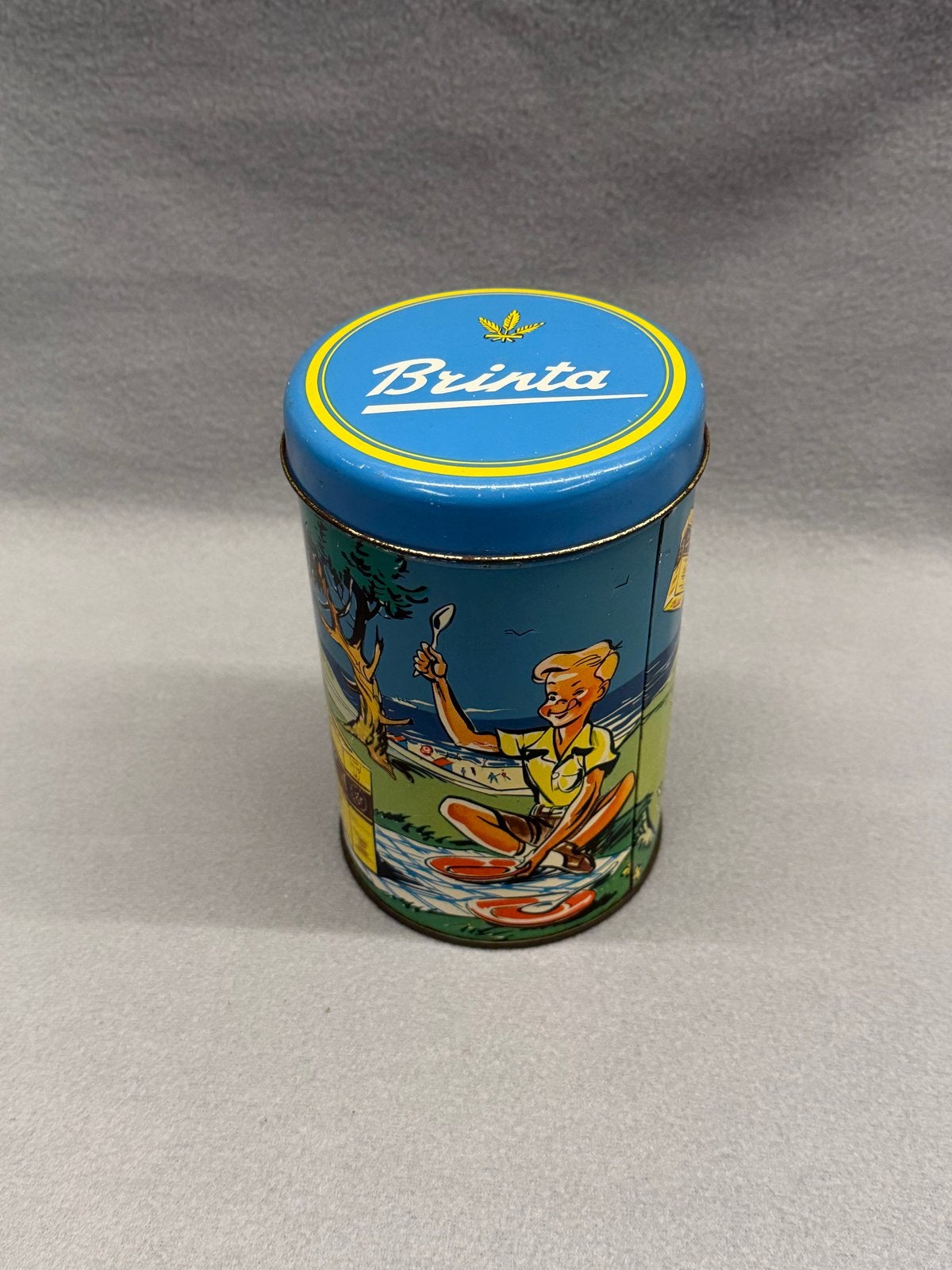 Vintage Brinta Beschuitblik - Verzamelobject, Ophalen of Verzenden