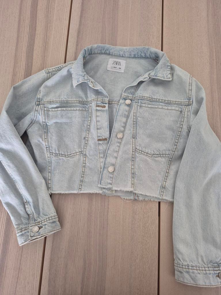 Kort spijkerjasje Zara 164, Kleding | Dames, Ophalen of Verzenden, Zo goed als nieuw, Maat 34 (XS) of kleiner, Blauw
