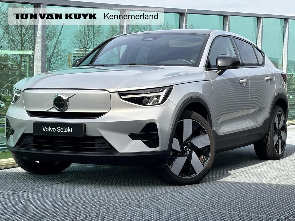 Volvo C40 Recharge Plus 69 kWh Automaat, Stoel- en stuurverw, Auto's, Gebruikt, Volvo Selected Used Cars, Met garantie (alle)