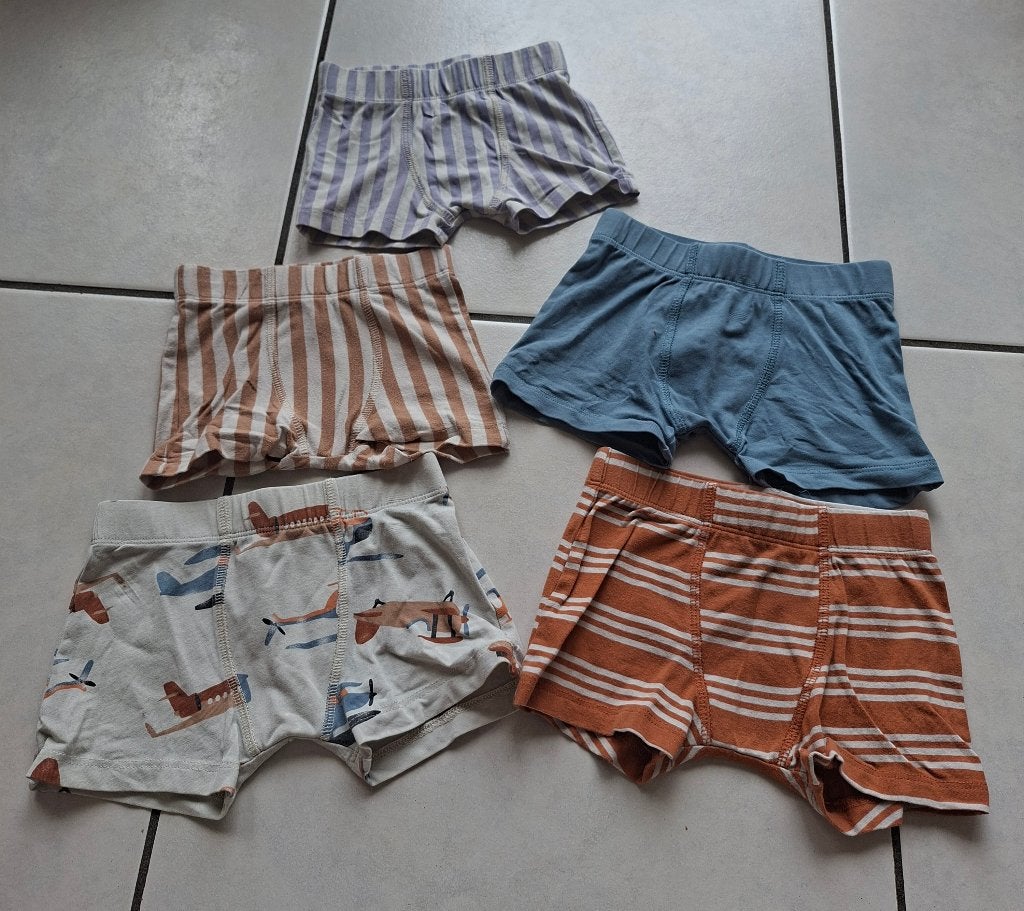 5 kinder boxers/ boxershorts- maat 86/92- Hema, Nacht- of Onderkleding, Ophalen of Verzenden, Zo goed als nieuw, Hema