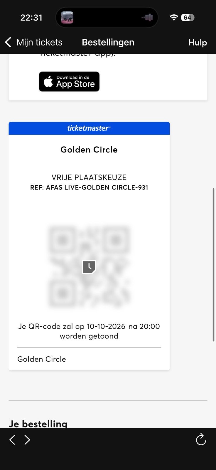Tyla kaartje, Tickets en Kaartjes, Eén persoon