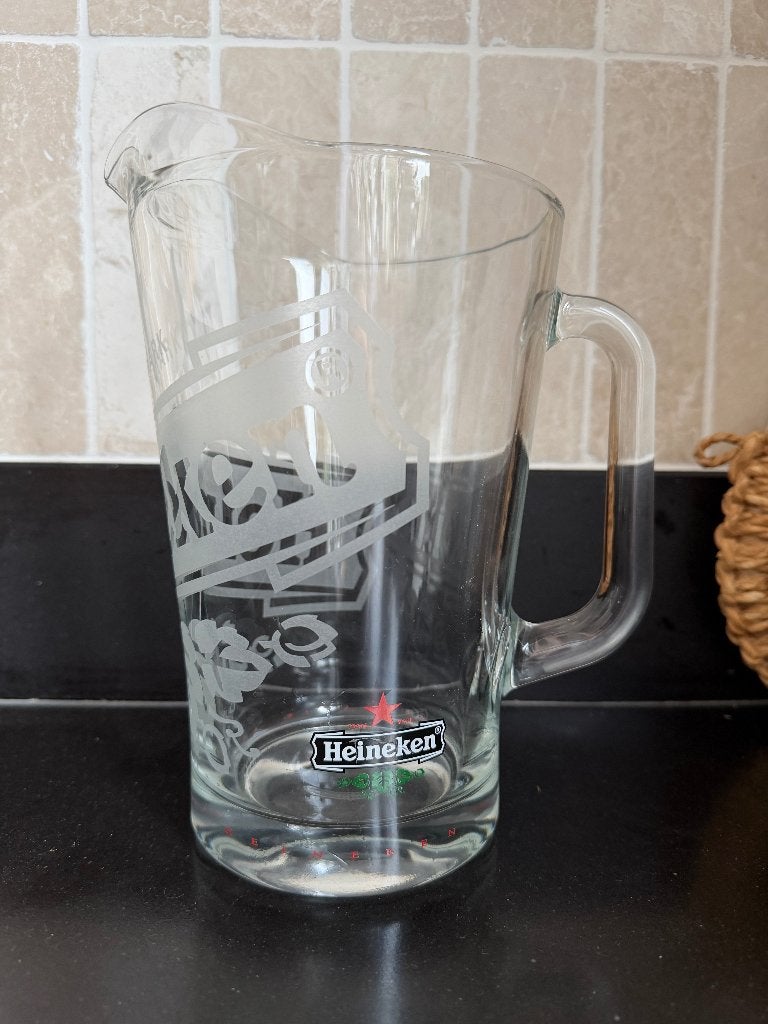 Heineken pitcher, Ophalen, Gebruikt, Glas of Glazen, Heineken