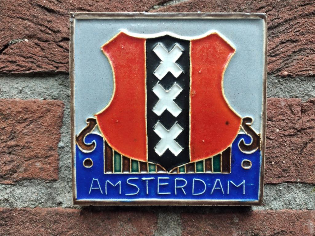 Westraven Utrecht cloisonné tegel Amsterdam XXX, Antiek en Kunst, Ophalen of Verzenden