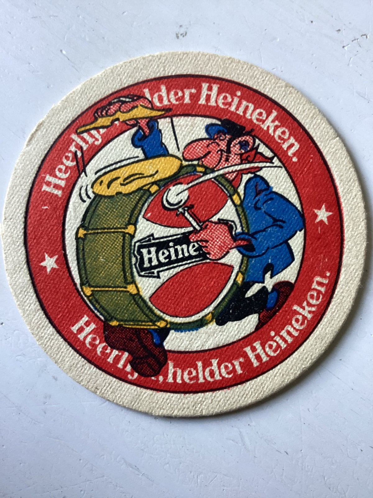 Viltje Heineken Carnaval (Jan van Haasteren/strip), Verzenden, Zo goed als nieuw, Viltje(s), Heineken