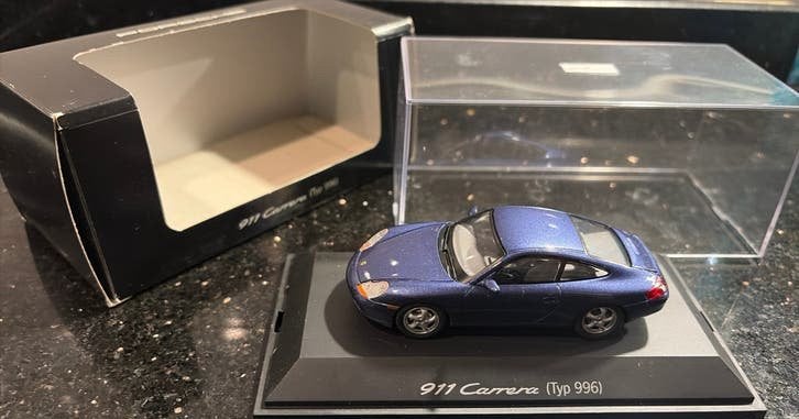 Schuco (schaal 1:43)  Porsche 911 Carrera type 996 ovp, Ophalen of Verzenden, Zo goed als nieuw, Auto, Schuco