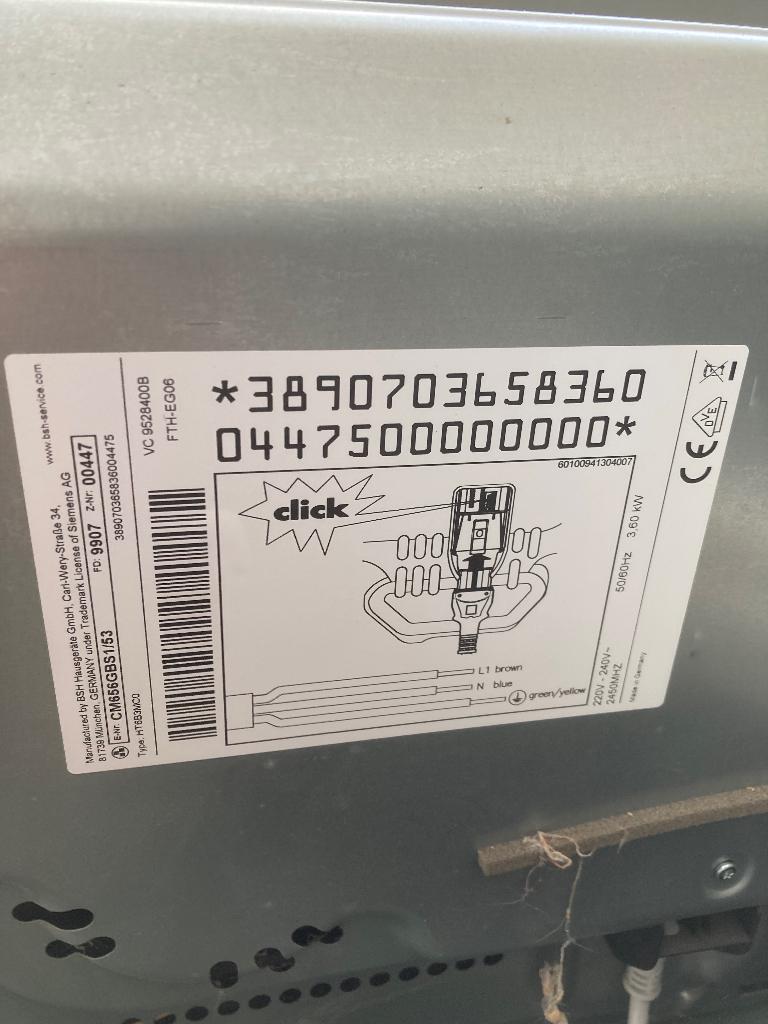 Combi oven inbouw Siemens, Overige typen, Ophalen, Zo goed als nieuw