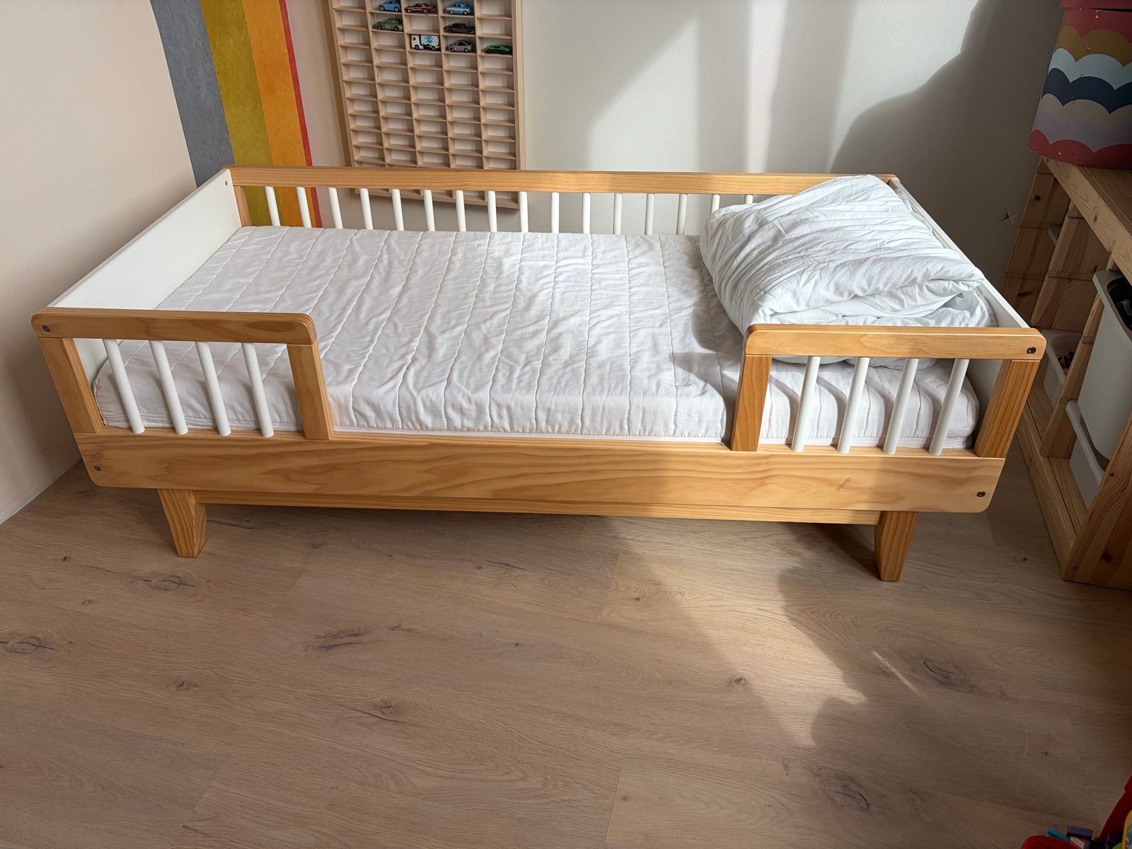 Petit Amelie peuterbed 140x70, Kinderen en Baby's, Kinderkamer | Bedden, Ophalen, 70 tot 85 cm, 140 tot 160 cm, Zo goed als nieuw