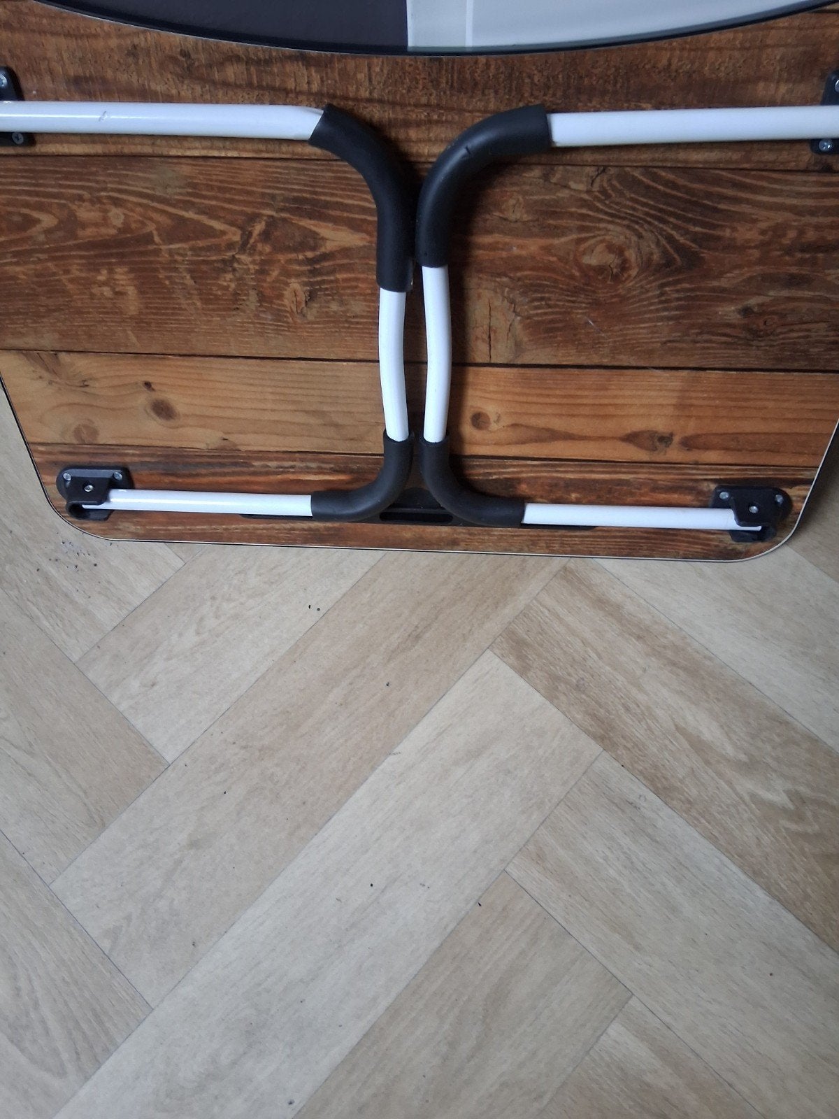 laptop tafeltje, Ophalen