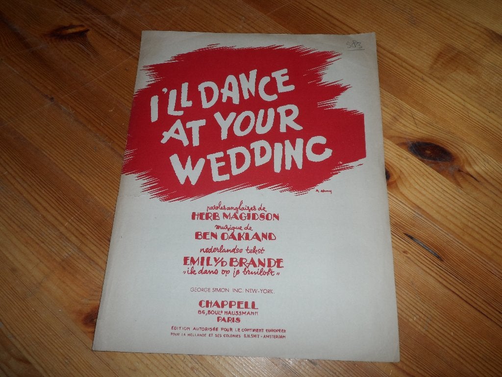 I'll dance on your wedding - ben oakland, Gebruikt, Gitaar, Ophalen of Verzenden, Artiest of Componist