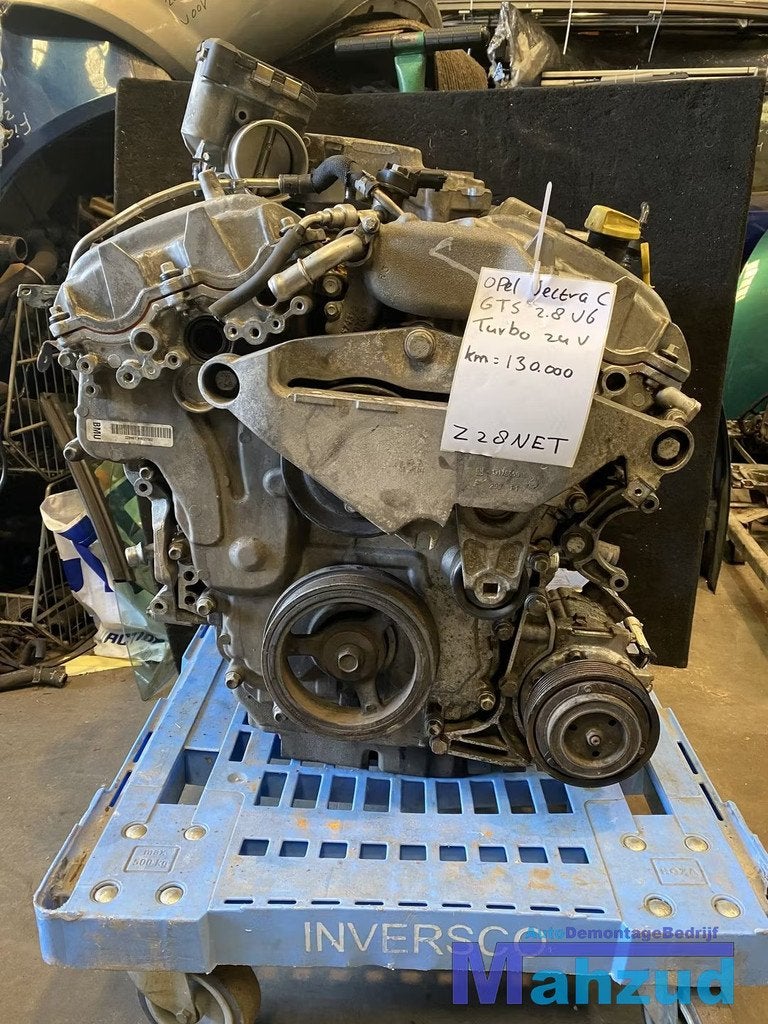 OPEL Vectra C GTS 2.8 24V V6 TURBO MOTORBLOK Z28NET, Auto-onderdelen, Motor en Toebehoren, Gebruikt, Opel Automobile GmbH, Ophalen of Verzenden